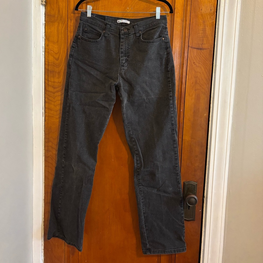 Lee Straight leg/Boot cut Black Denim Jeans